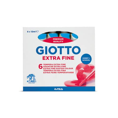 Tempera GIOTTO Extra 12 ml cyan F35201500